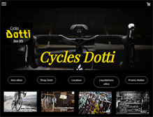 Tablet Screenshot of cyclesdotti.ch